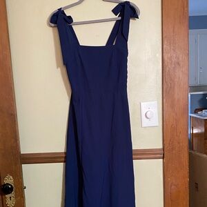 Women's Navy Maxi/Midi Dress